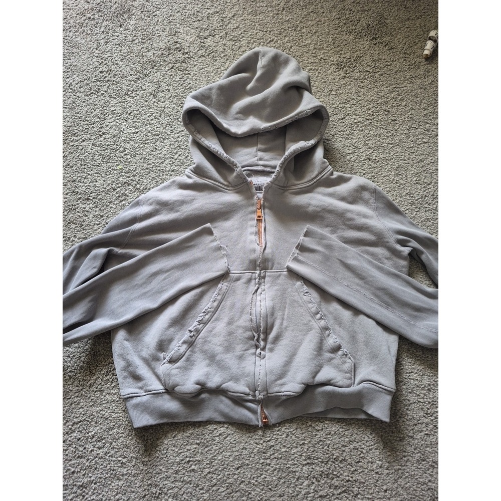 Frank & Eileen Women Hooded Crop Jacket - Tee Lab - Medium -